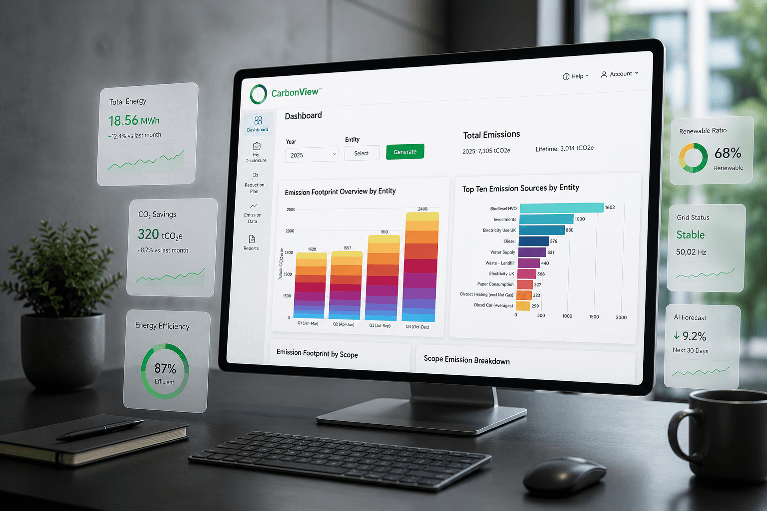 CarbonView Energy Management