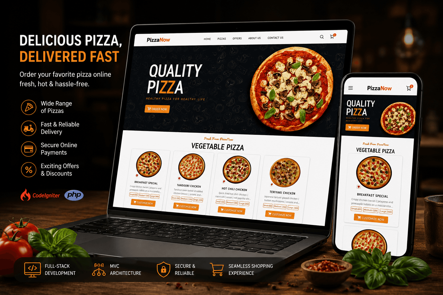 PizzaNow — Online Pizza Delivery